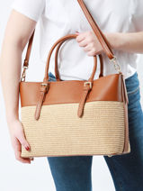 Handtas Capri Milano Bruin capri CP23111-vue-porte