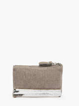 Portemonnee Le Cabas Linnen Vanessa bruno Beige cabas lin 31V42017