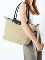 Longchamp Le pliage energy Schoudertas Beige-vue-porte