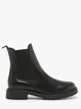 Chelsea Boots Uit Leder Tamaris Zwart women 41