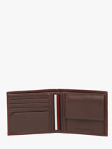 Portefeuille Leder Tommy hilfiger Bruin th premium AM12762-vue-porte