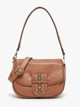 Cross Body Tas Heritage Leder Biba Bruin heritage COD1L