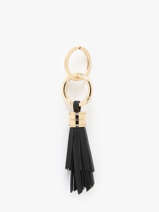 Sleutelhanger Charms Leder  Lancel Zwart charms A13093