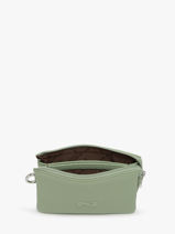 Portemonnee 2 Compartimenten Leder Nathan baume Groen original n 302N-vue-porte