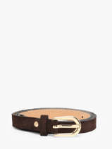 Riem Leder Milano Bruin velvet VE25068