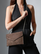 Clutch Paddock L Leder Etrier Bruin paddock EPAD075L-vue-porte