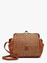 Cross Body Tas Heritage Leder Biba Bruin heritage KAB21L