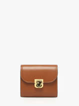 Portefeuille Wallet Leder Gerard darel Bruin wallet DCO46411