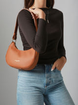 Cross Body Tas Donna Aria Leder Lancaster Beige donna aria 75-vue-porte