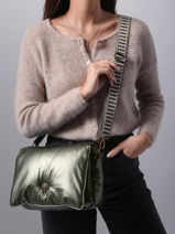 Cross Body Tas Doudoune Le voyage en panier Groen doudoune AHP233-vue-porte