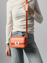 Cross Body Tas Floren Valentino Oranje floren VBS9A910-vue-porte