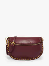 Heuptasje/cross Body Tas Studs Laurent david Rood ld bags 974