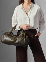 Schoudertas Icone Leder Gerard darel Groen icone DCS01410-vue-porte