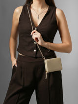 Portefeuille Torsade Leder Etrier Beige torsade ETOS090M-vue-porte