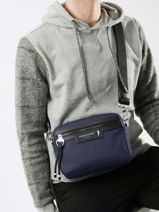 Longchamp Le pliage energy Cross bodytas Blauw-vue-porte