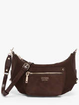 Cross Body Tas Marsha Leder Guess Bruin marsha SG950172