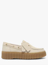 Bootschoenen Met Platformzool Uit Leder Clarks Beige women 26186302