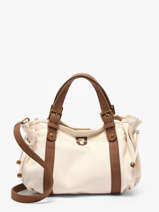 Cross Body Tas Canvas Katoen Gerard darel Wit canvas DDS67450