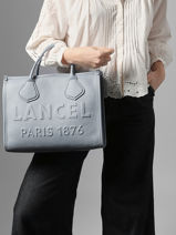 Handtas M Jour Leder Lancel Blauw jour A12996-vue-porte