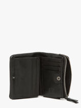 Portemonnee Leder Biba Zwart wallet KAT2L-vue-porte
