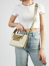 Cross Body Tas Kba Mariniere Osier Lancaster Bruin kba mariniere osier 78-vue-porte