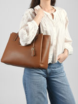 Schoudertas Isola Polyurethaan Guess Bruin isola BG990523-vue-porte