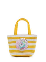 Handtas Le voyage en panier Geel kids PM374