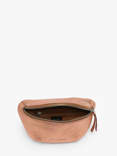 Heuptasje La Banane Xs Leder Paul marius Roze vintage 52641 ander zicht 3