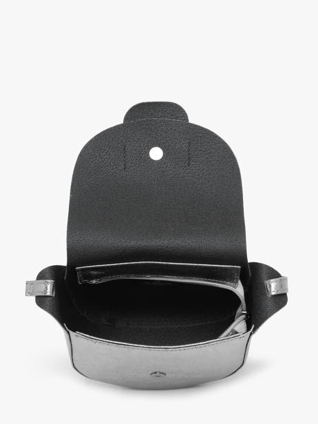 Cross Body Tas Nine Leder Milano Zilver nine NI24064 ander zicht 3