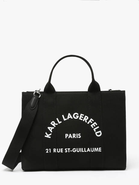 Handtas Rsg Katoen Karl lagerfeld Zwart rsg A1W50010