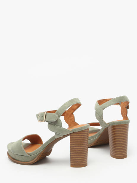 Sandalen Met Hak Jain Uit Leder Mam'zelle Groen women CSG1H03 ander zicht 2