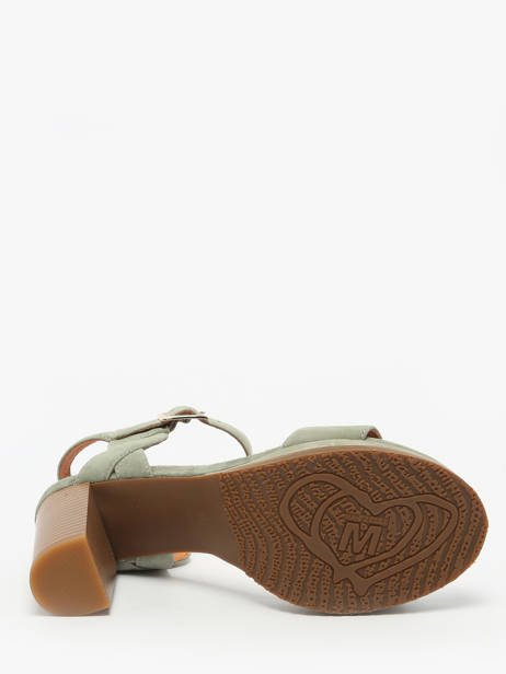 Sandalen Met Hak Jain Uit Leder Mam'zelle Groen women CSG1H03 ander zicht 4