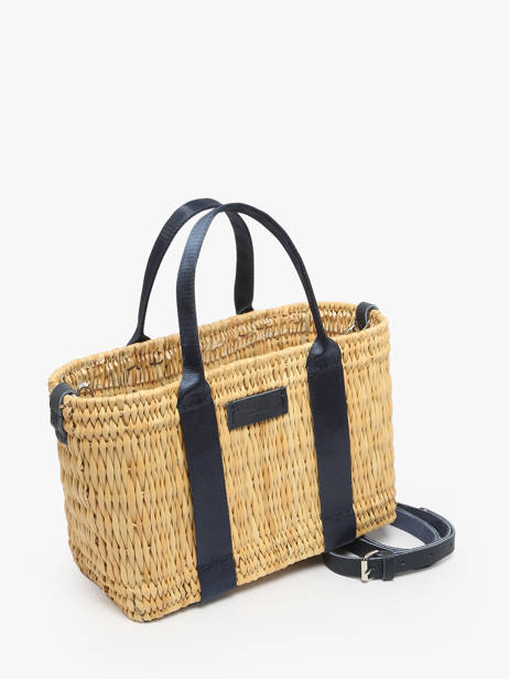 Handtassen Estival Stro Le voyage en panier Blauw estival PM779 ander zicht 2