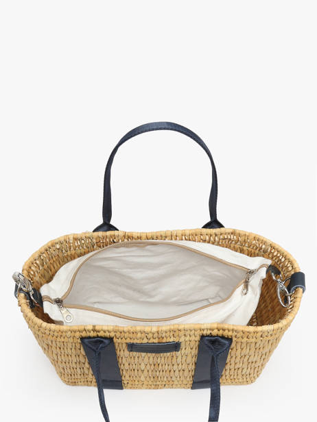 Handtassen Estival Stro Le voyage en panier Blauw estival PM779 ander zicht 3