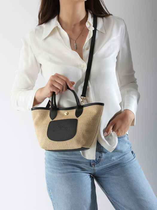 Longchamp New le panier pliage Longchamp Zwart