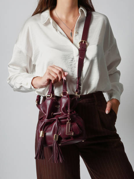 Bucket Bag S Premier Flirt Leder Lancel Violet premier flirt A10109 ander zicht 1