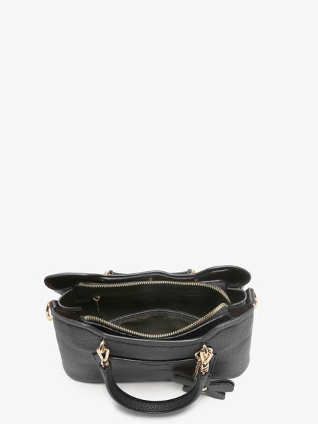 Cross Body Tas Grained Miniprix Zwart grained H6931 ander zicht 2