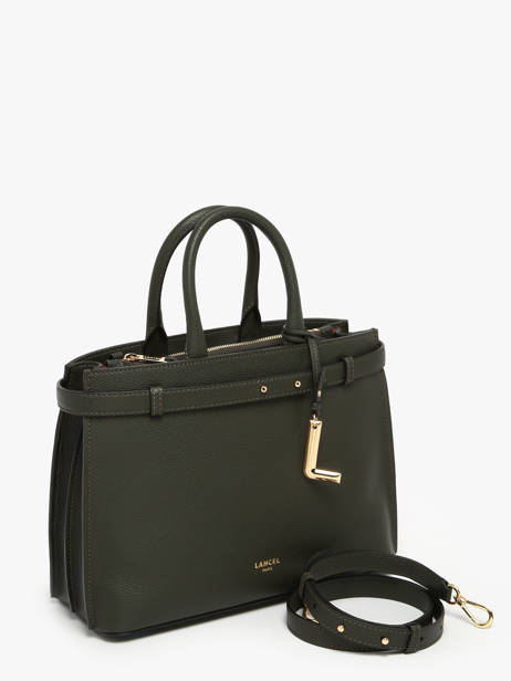 Handtas Faubourg Leder Lancel Groen faubourg A13528 ander zicht 1