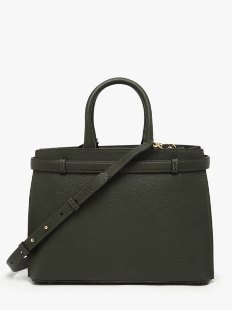 Handtas Faubourg Leder Lancel Groen faubourg A13528 ander zicht 3
