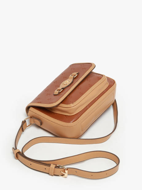 Cross Body Tas Embossed Lulu castagnette Bruin embossed ZAIDOU ander zicht 1