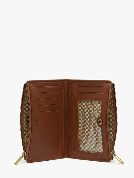 Portefeuille Leder Mila louise Bruin vintage 3576PA ander zicht 1