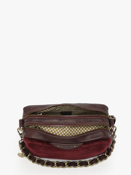 Cross Body Tas Vintage Leder Mila louise Bruin vintage 23673FUC ander zicht 3