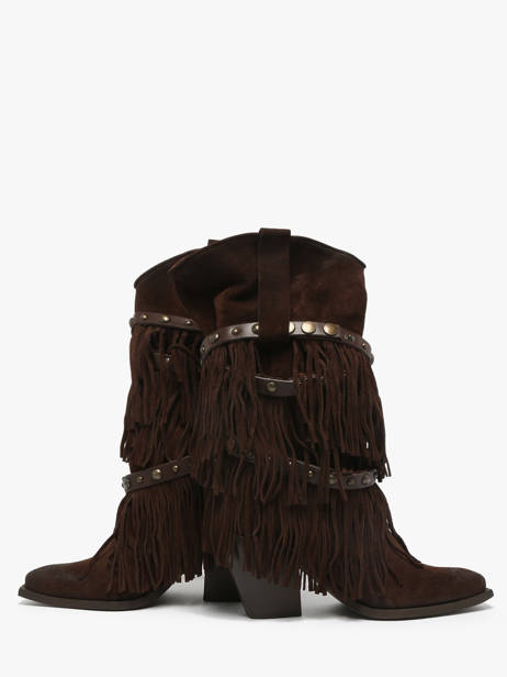 Santiago Laarzen Uit Leder Metisse Bruin women XD2128 ander zicht 3