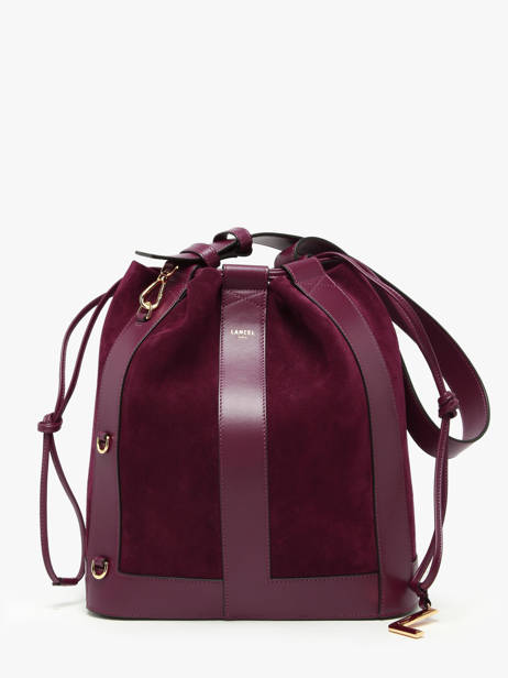 Bucket Bag M Elles Leder Lancel Rood elles A13360