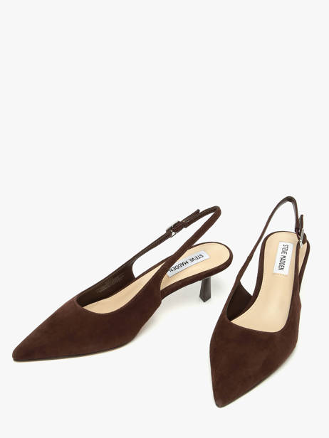 Pumps Met Naaldhak Uit Leder Steve madden Bruin women 11003902 ander zicht 1