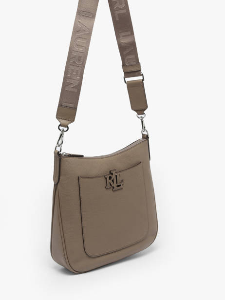 Cross Body Tas Cameryn Leder Lauren ralph lauren Bruin cameryn 31970152 ander zicht 2