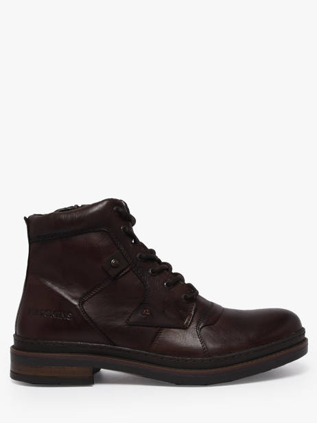 Boots Uit Leder Redskins Bruin men TRIOMPHE