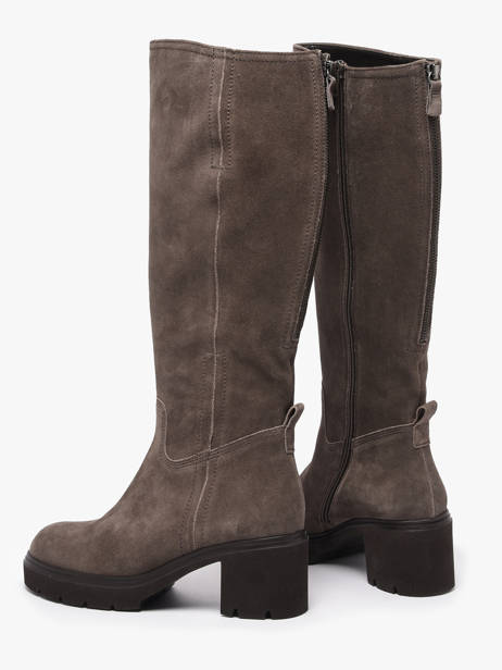 Laarzen Met Hak Uit Leder Gabor Grijs women 10 ander zicht 2