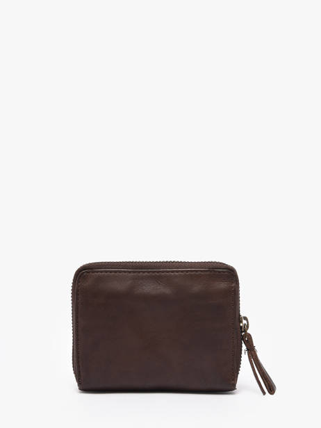 Portemonnee Texas Leder Biba Bruin heritage BT11 ander zicht 2