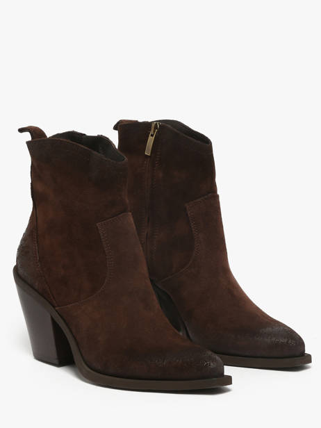 Santiago Laarzen Uit Leder Metisse Bruin women DX798 ander zicht 1